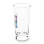 syuko5の水面を跳ねるイルカ Long Sized Water Glass :right