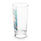 ramekoのラメ子_水着_青 Long Sized Water Glass :right