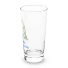 ワニ部（crocodile club)の蝶とワニさん Long Sized Water Glass :right