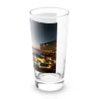 ウエディング♡カップルグッズの南国のサンセットビュー Long Sized Water Glass :right