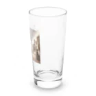 こにこの美術館を歩く女の子 Long Sized Water Glass :right