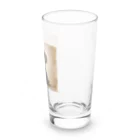 Dan-2024の可愛い黒のトイプードル Long Sized Water Glass :right