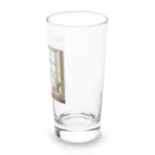 にゃんにゃんの外を眺める猫 Long Sized Water Glass :right