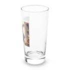 me-tooの知識欲旺盛なわんちゃん Long Sized Water Glass :right