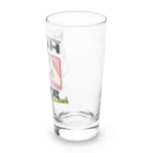 walkiesのハイタッチ！トイプードルシルバー Long Sized Water Glass :right