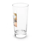 jkmurataの運動大好きなおしゃれネコ Long Sized Water Glass :right