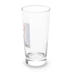 yoiyononakaの虎縞白猫04 Long Sized Water Glass :right