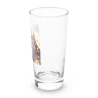 kei_matsuのゴリラの肌がつるつるで瞳が輝いている Long Sized Water Glass :right