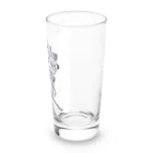 Licca's LickのRyukyu traditional シーサー(絣柄　波) Long Sized Water Glass :right