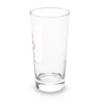 TomaTracksのピンクのパーカーをまとったクールな猫 Long Sized Water Glass :right