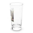 だんのんのサンドイッチでランチする猫 Long Sized Water Glass :right