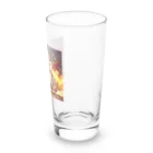 nekodoragonの火噴き猫ドラゴン Long Sized Water Glass :right