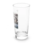 feliceの毛布の下に隠れている猫 Long Sized Water Glass :right