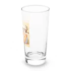 能天気ライフの能天気クマのねぎらい Long Sized Water Glass :right