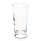 keikei5の力強い表情を見せるロットワイラー🐾 Long Sized Water Glass :right