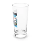 tsukino-utenaのドット絵・ハム二郎 Long Sized Water Glass :right