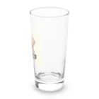 keikei5のキュートなゴールデンレトリバー Long Sized Water Glass :right