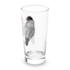 suzuaoのふさふさ文鳥くん Long Sized Water Glass :right