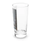 Chop Storeの夜に輝くビル Long Sized Water Glass :right