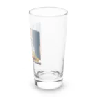 yoiyononakaのファストフードと虎縞白猫01 Long Sized Water Glass :right