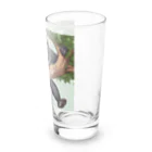 namuhatimanの木を登っているゴリラ Long Sized Water Glass :right