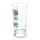  "Happy smile shonanのブタサーファー Long Sized Water Glass :right