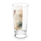 Animal Illustration shopのChihuahua　チワワ　水彩画風 Long Sized Water Glass :right