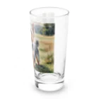 Animal Illustration shopのヨークシャー・テリア　Yorkshire Terrier　水彩画風 Long Sized Water Glass :right