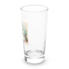 keikei5の知的なトイプードルがお勉強中！ Long Sized Water Glass :right