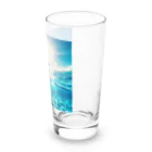 終わらない夢🌈の美しい海とイルカ🐬✨ Long Sized Water Glass :right