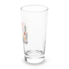 Grazing Wombatのヴィンテージなボヘミアンスタイルの花柄　Vintage Bohemian-style floral pattern Long Sized Water Glass :right