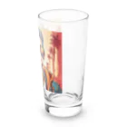 パワドラのサングラスをかけたイケオジ Long Sized Water Glass :right