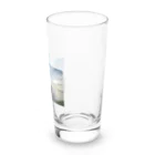 oki_sceneryのおーえす青文字万座毛 Long Sized Water Glass :right