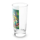 kerokero4216のケロチャンファミリー Long Sized Water Glass :right