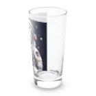 雑貨屋猫布団の猫の宇宙飛行士 Long Sized Water Glass :right