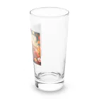 AQUAMETAVERSEの花に囲まれて幸せいっぱいの少女　なでしこ1478 Long Sized Water Glass :right