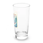 ふぇにゃんくすの猫サーファーたま Long Sized Water Glass :right