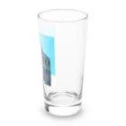 Buildingsの廃墟とスカイブルー Long Sized Water Glass :right