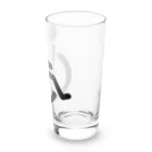 お絵かき屋さんの車椅子マーク（黒） Long Sized Water Glass :right