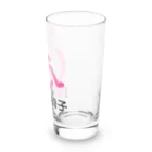 お絵かき屋さんの車椅子マーク（ピンク）/アイラブ車椅子（I LOVE 車椅子） Long Sized Water Glass :right