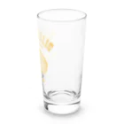 メシテロタイプ（飯テロTシャツブランド）のミルクレープ（カレッジ風イラスト） Long Sized Water Glass :right