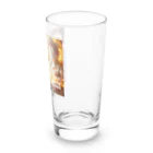 癒しと瞑想リセット開運法の弁財天真言金運グッズ Long Sized Water Glass :right