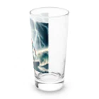 アニマルxスポーツグッズ「アニマル・ヒーローズ」の『キリンKOJIRO - 波乗り嵐での挑戦』 Long Sized Water Glass :right