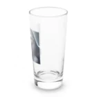 MASU_0420の葉巻を吸うゴリライラストグッズ Long Sized Water Glass :right