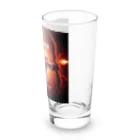 癒しと瞑想リセット開運法の愛染明王真言開運グッズ2 Long Sized Water Glass :right