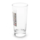 白ティー専門店の白Tシャツ　バーバーショップイメージ Long Sized Water Glass :right