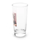 Y m @Y's shopの猫とマカロン Long Sized Water Glass :right