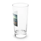 studio eizoの夜に輝く美しい村の光景 Long Sized Water Glass :right