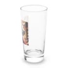 Fujimishokaiの牛の絵　力強く王者のような風格を醸し出しています。 Long Sized Water Glass :right