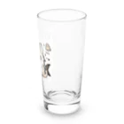 ゆるもこ動物園のサメ猫くん Long Sized Water Glass :right